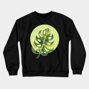 Monstera Leaf Crewneck Sweatshirt